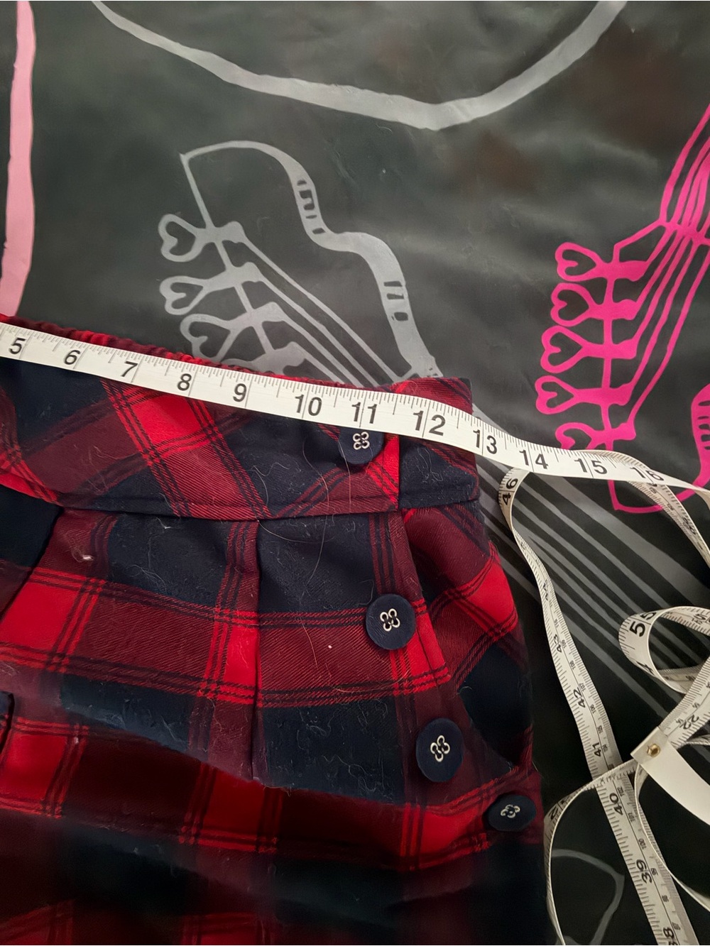 Voodoo Vixen small S plaid wide leg pants - Picture 4 of 5